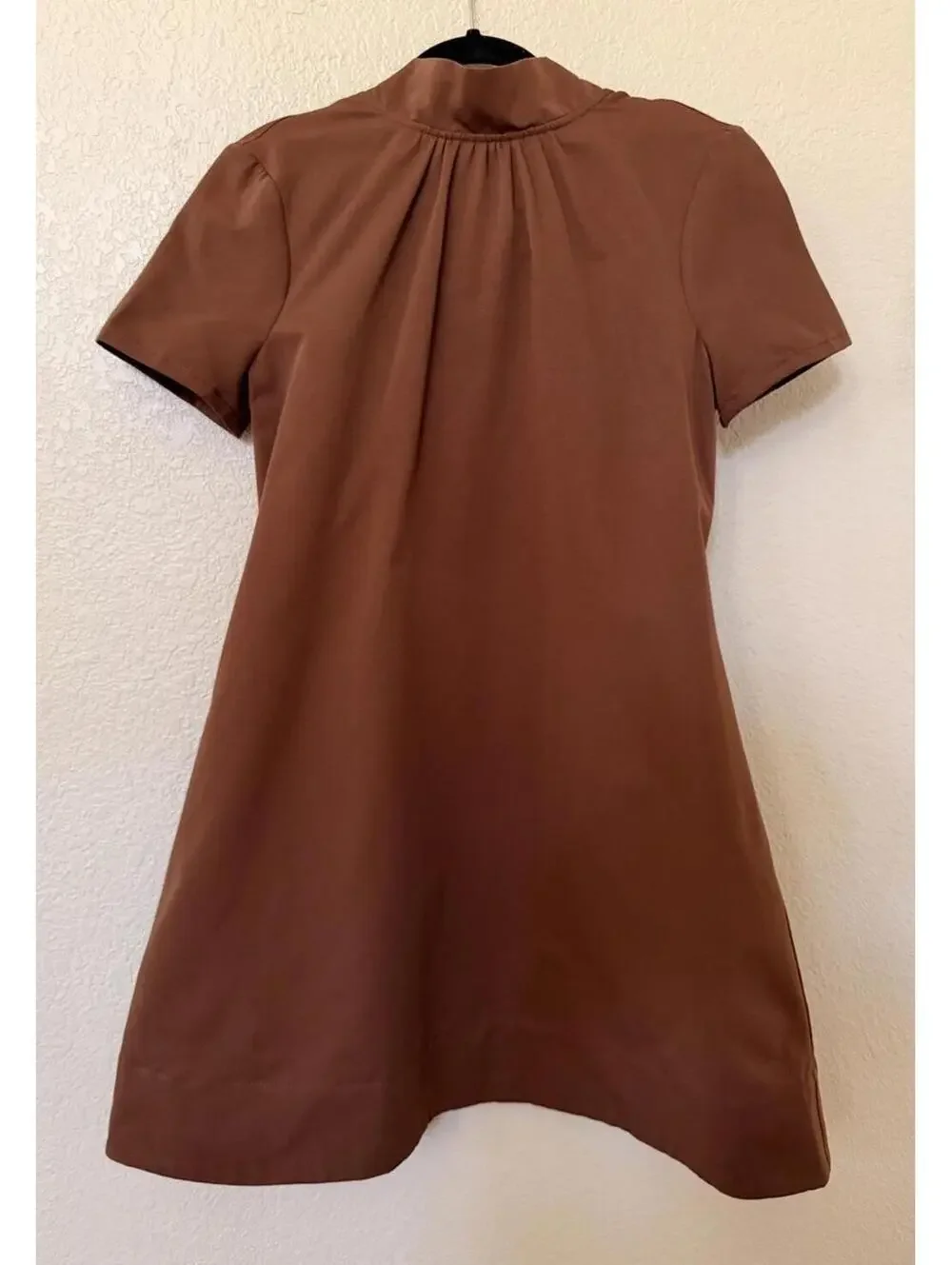 New STAUD Mini Ilana Dress in Clove Size S $325 - Picture 5 of 11